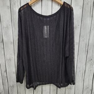 Meaeor Sheer Long Sleeve Top
